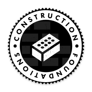 Construction Foundations Series Stamp Small